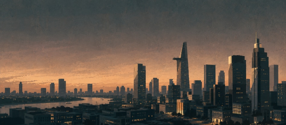 Ho Chi Minh City business district